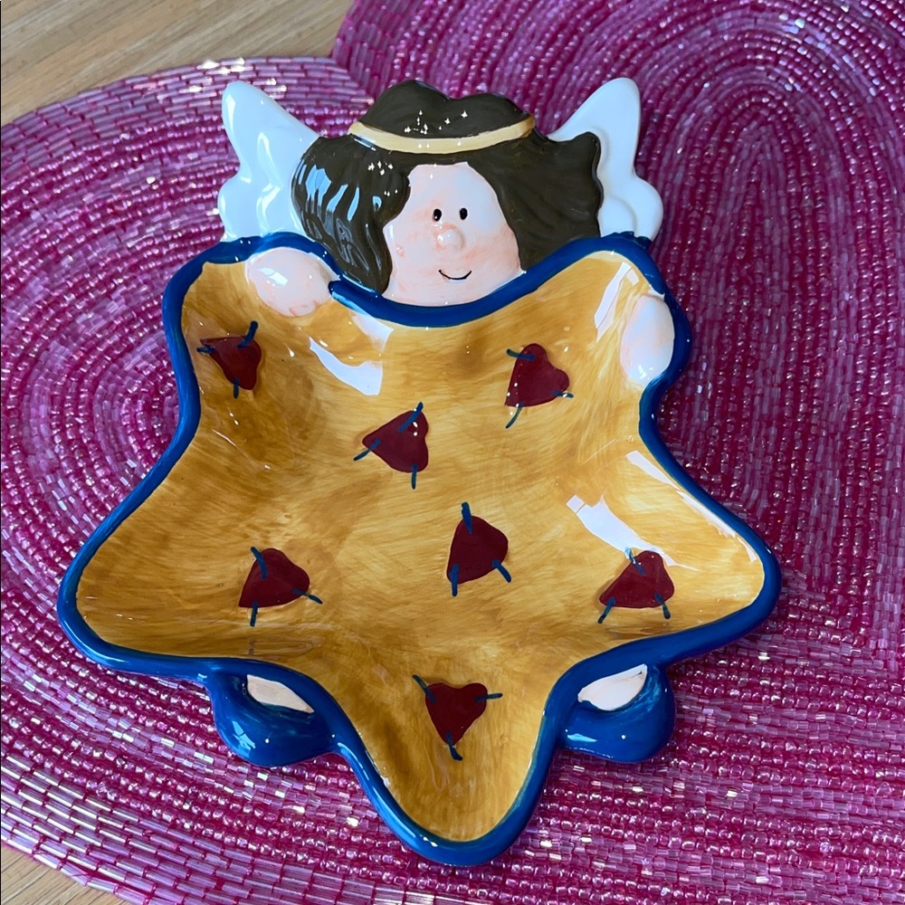 SONOMA LIFE & STYLE Angel Star-Shaped Decorative Dish
